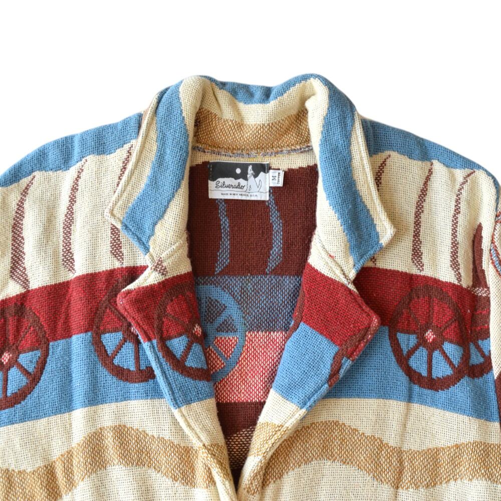 Silverado Camping Fire Outdoors Coat Tapestry Jacket - Size M/L - Picture 2 of 9